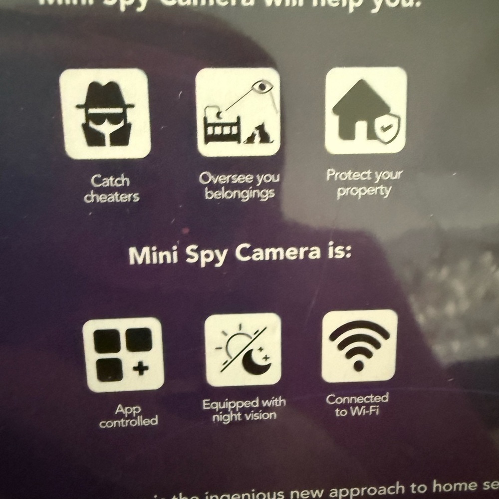 🆕 Mini Camera with Night Vision and WiFi. - Picture 4 of 5